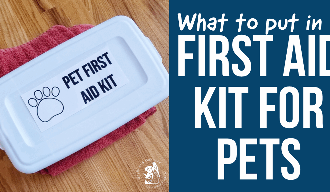 First Aid Kit For Pets